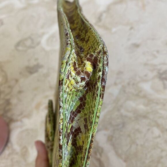 Maurizio Taiuti Italy Snakeskin Leather Clutch Bag - Picture 4 of 12